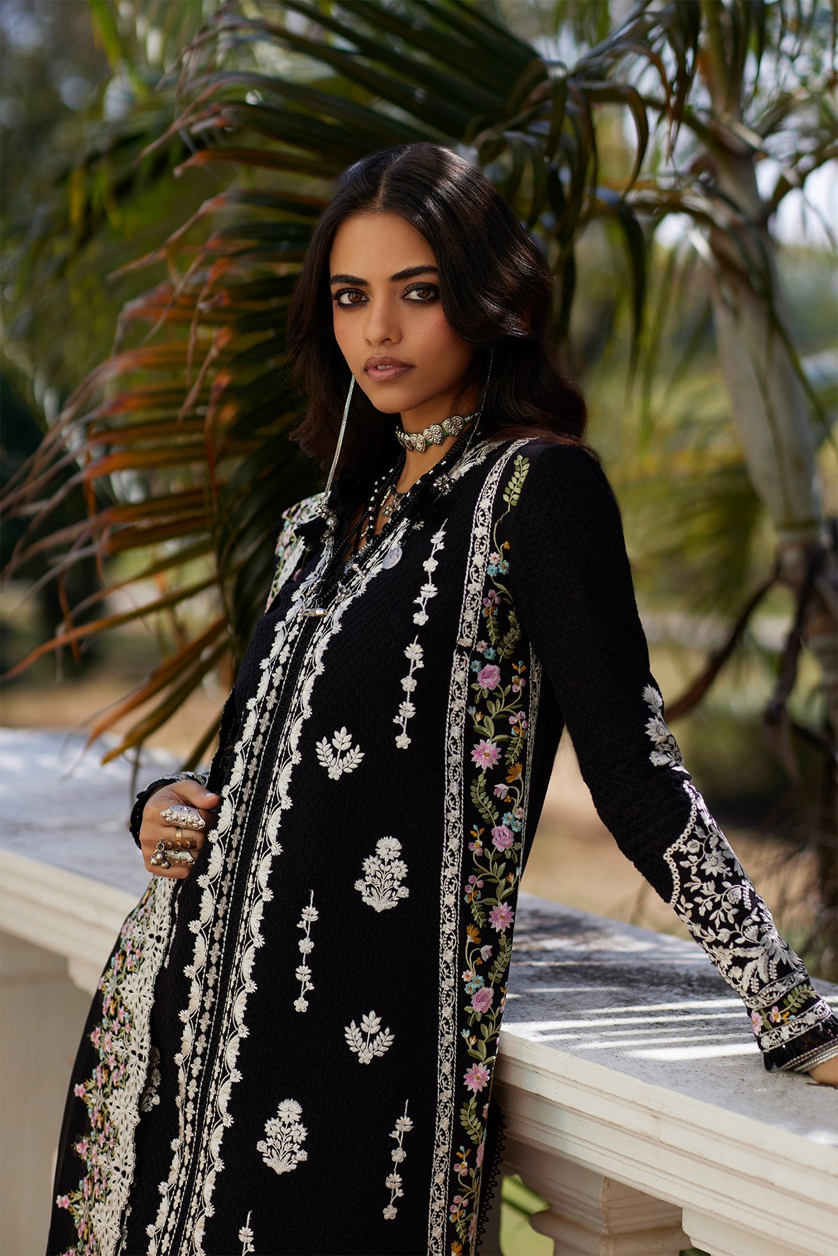 Aleia by Saad Bin Shahzad Front Open Kurta Set - Shahana Collection UK