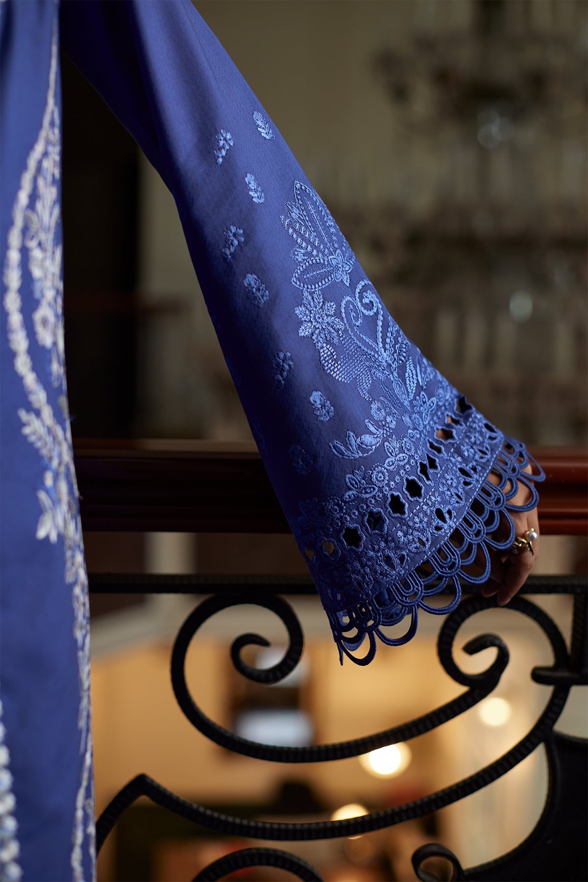 Eslem by Saad Bin Shahzad Front Open Dress - Shahana Collection UK