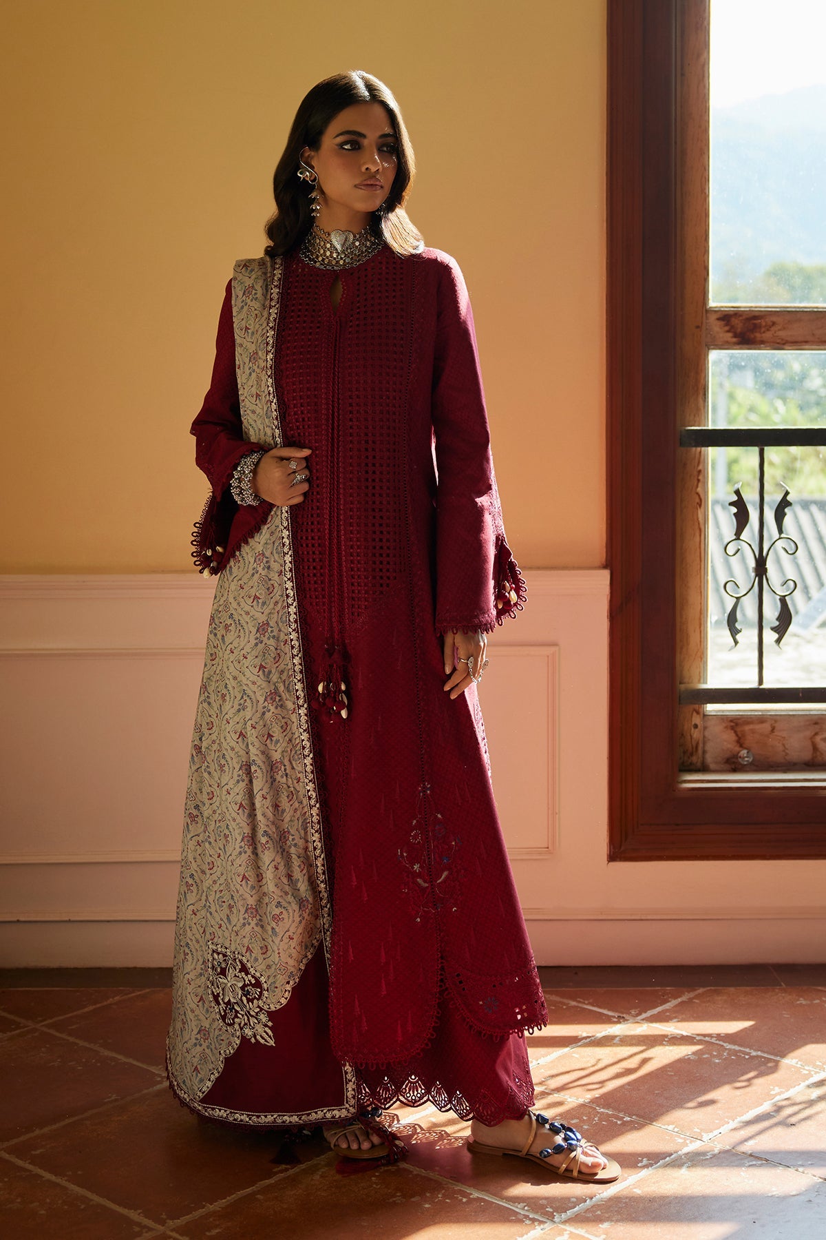 Feeha by Saad Bin Shahzad Front Open Suit - Shahana Collection UK