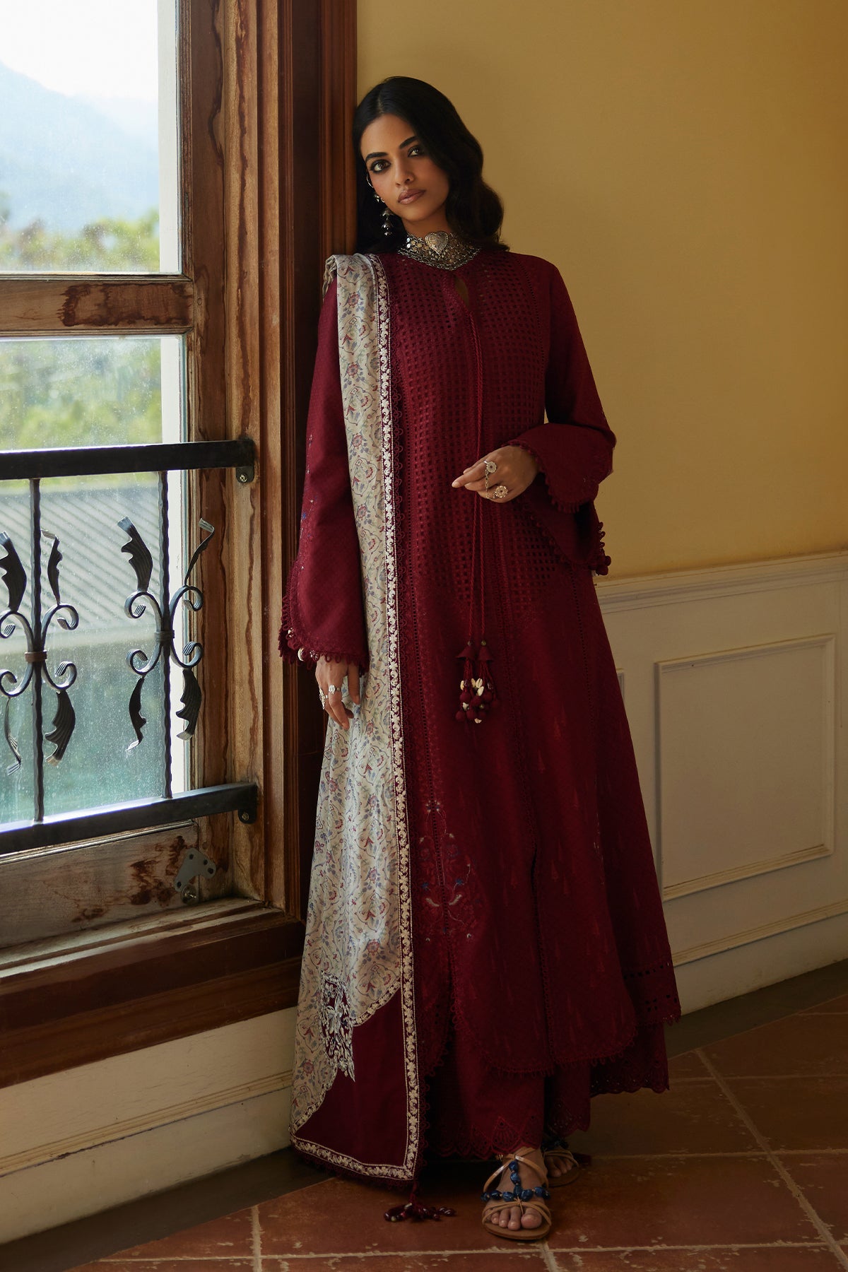 Feeha by Saad Bin Shahzad Front Open Suit - Shahana Collection UK