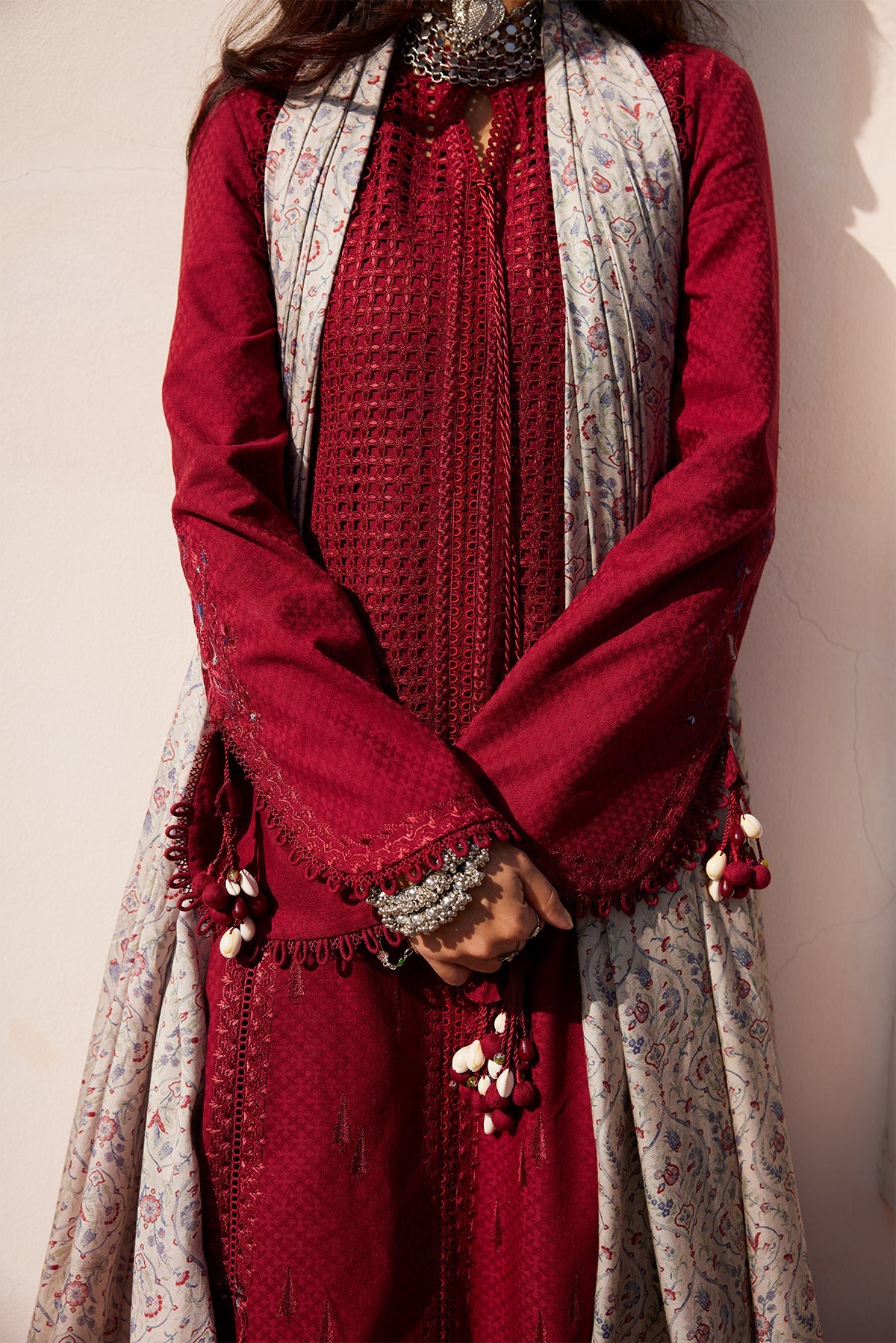 Feeha by Saad Bin Shahzad Front Open Suit - Shahana Collection UK