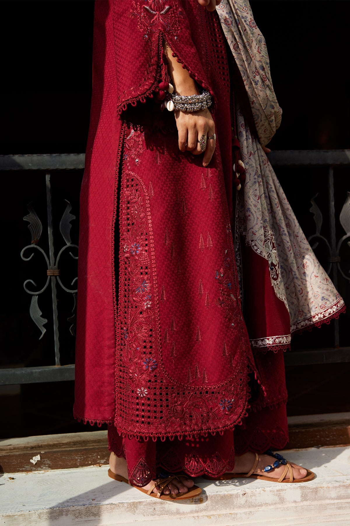 Feeha by Saad Bin Shahzad Front Open Suit - Shahana Collection UK