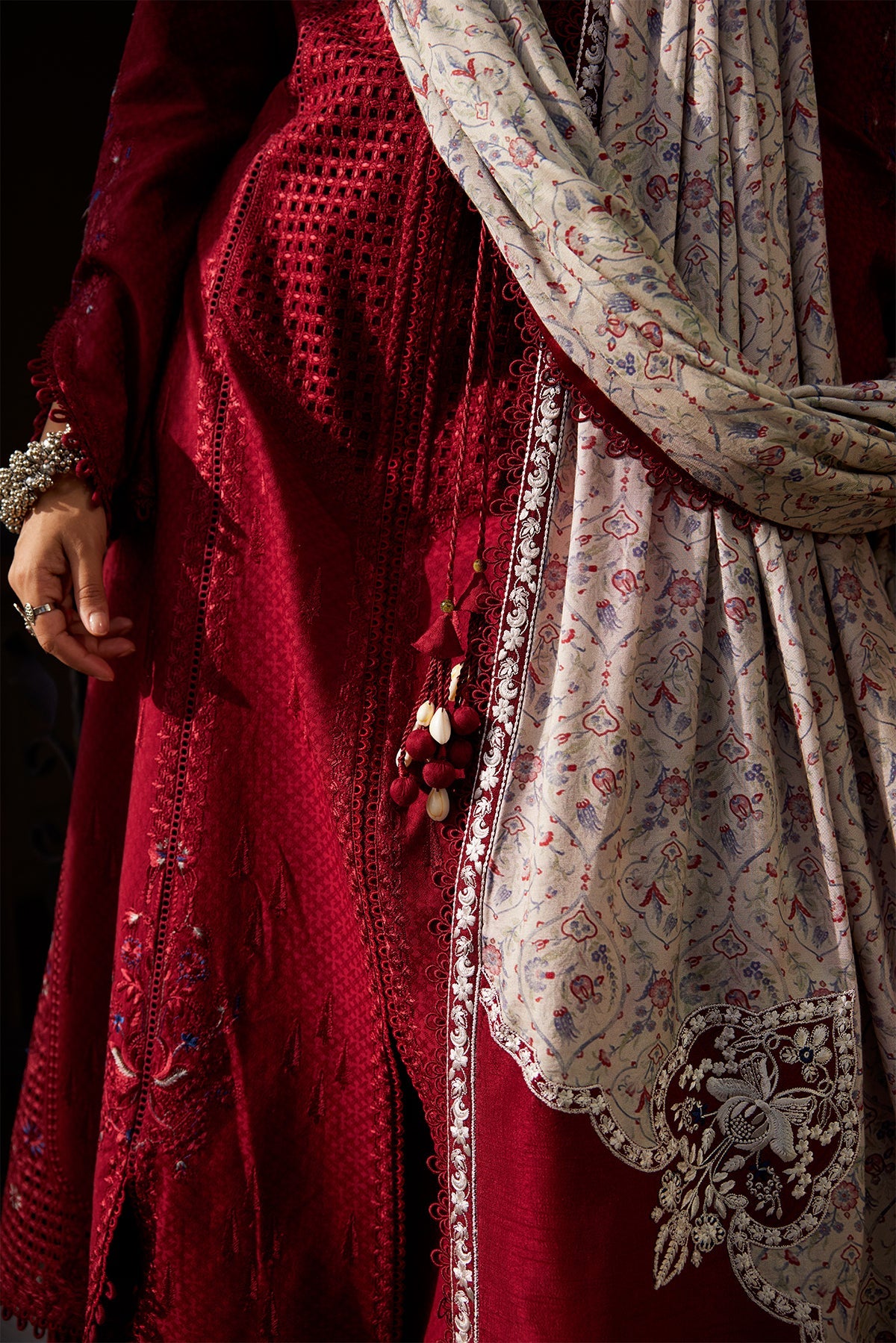 Feeha by Saad Bin Shahzad Front Open Suit - Shahana Collection UK