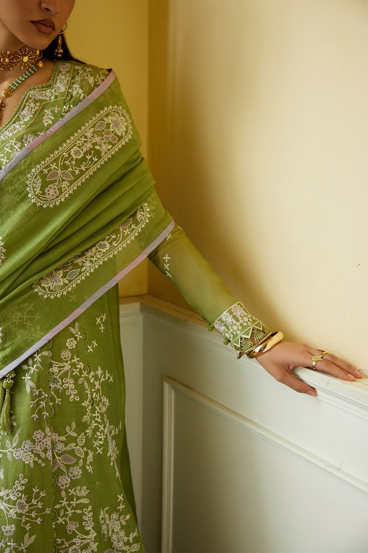 Minha by Saad Bin Shahzad Angrakha Kurta Set - Shahana Collection UK