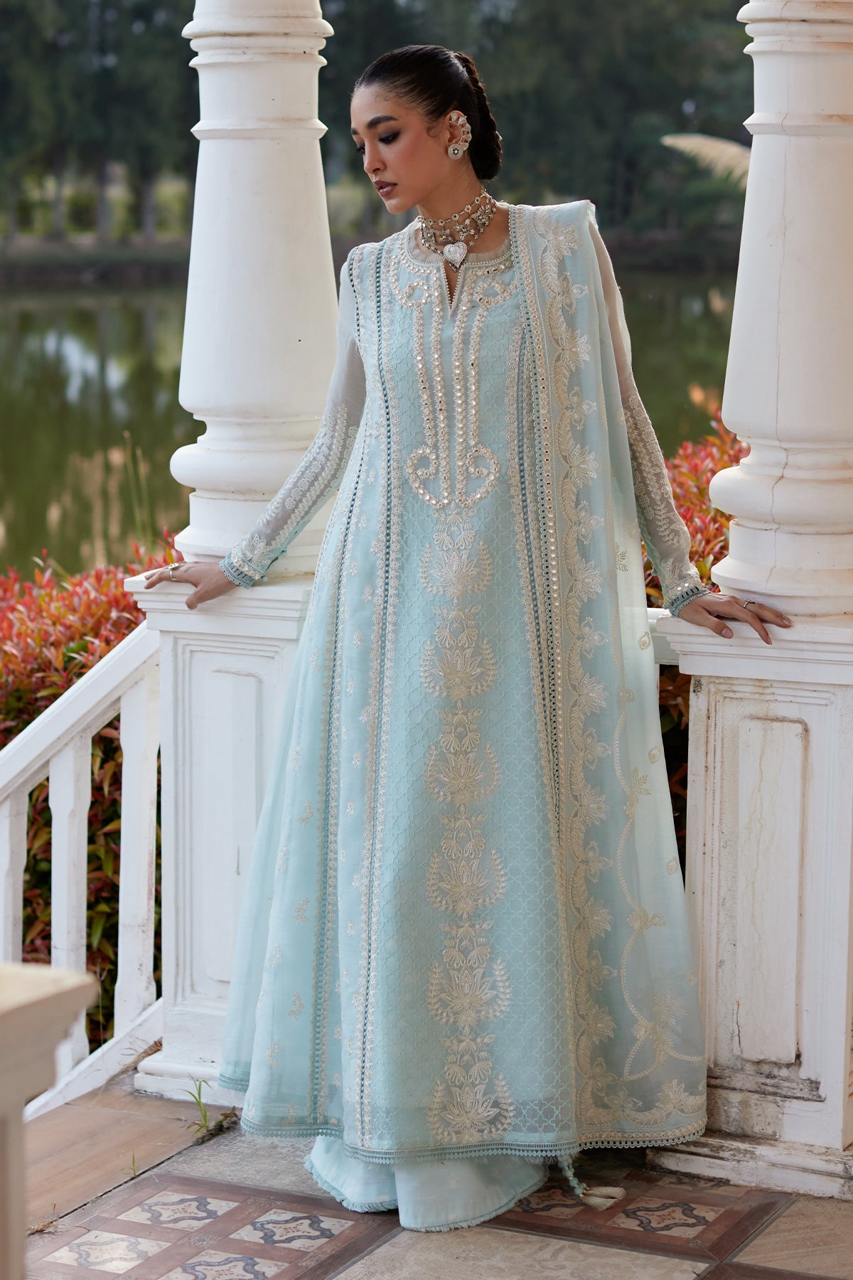 Saher by Saad Bin Shahzad Kalidaar Suit - Shahana Collection UK