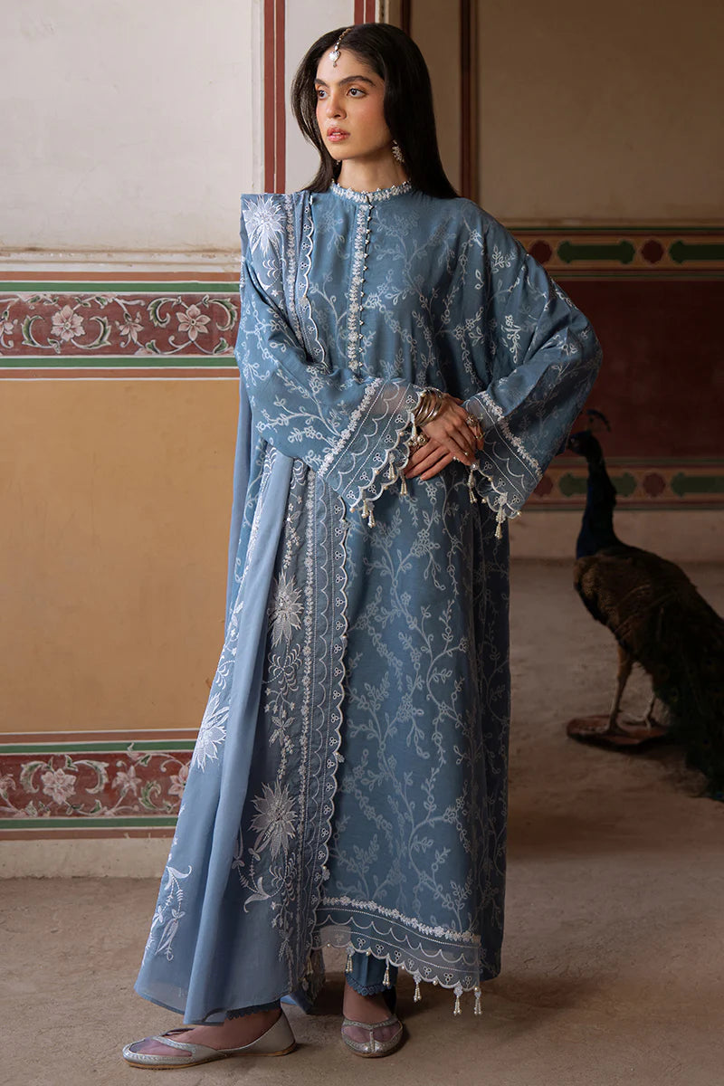 SILVER MIST-3PC JACQUARD SUIT