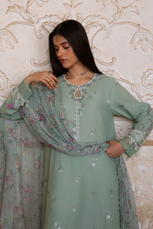 SAGE GRACE-3PC EMBROIDERED LAWN SUIT