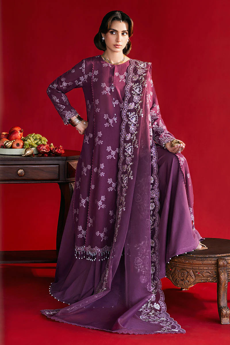 DEEP FLARE-3PC JACQUARD SUIT